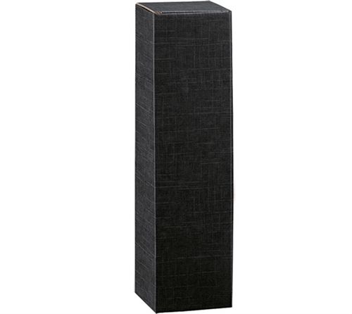 Sort vinæske til magnumflasker. 43 cm høj, 11,5 cm bred og 11,5 cm dyb